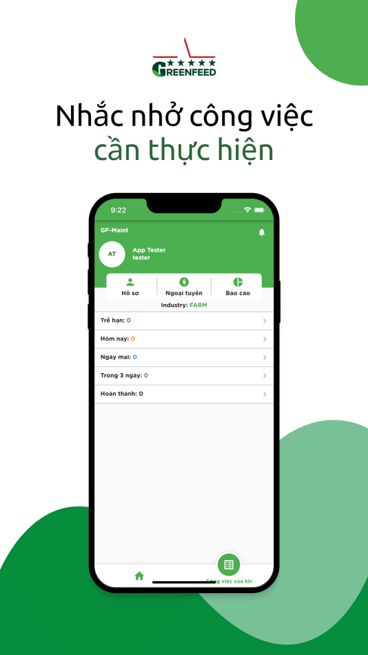 #5. GF-MAINT (iOS) 由: GREENFEED VIETNAM CORPORATION