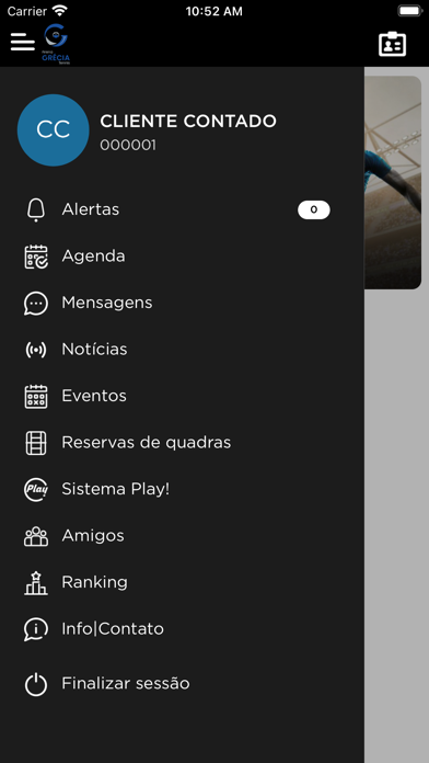 Arena Grécia Tennis Screenshot