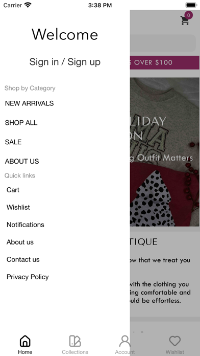 Rose Grace Boutique Screenshot