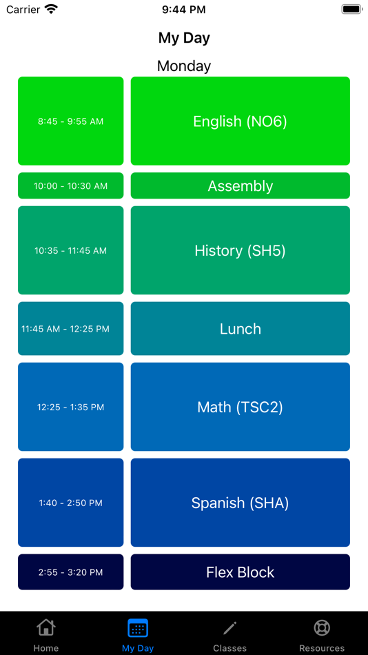 #2. Branson Schedule App (iOS) 由: Finn Dossey