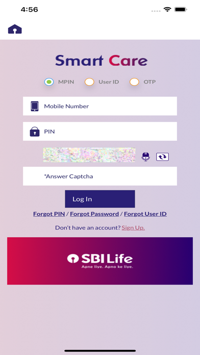 SBI Life Smart Care Screenshot