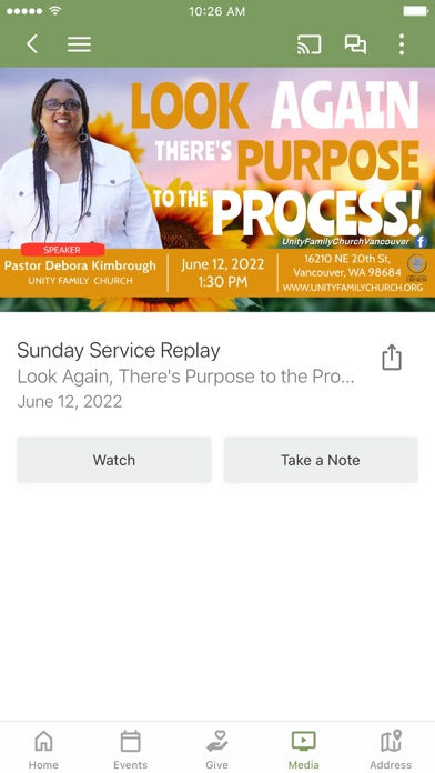 Unity Family Church Screenshot