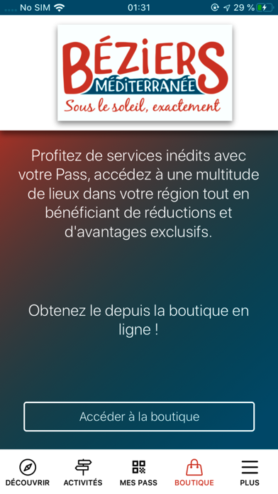 City Card Béziers Méditerranée Screenshot