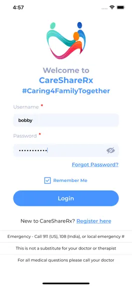 Game screenshot CareShareRx: Family Healthcare mod apk