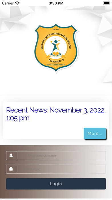 Morning Star Matriculation Screenshot