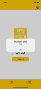 Renault Car Radio Decoder screenshot #2 for iPhone