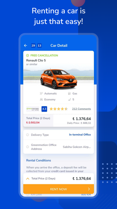 Yolcu360 – Car Rental Screenshot