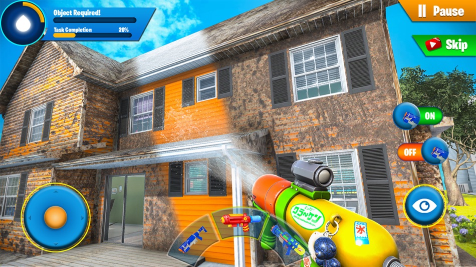 #1. Power Washing Gun Simulator (iOS) By: Usama Nawaz