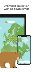 TunnelBear: Secure VPN & Wifi screenshot #3 for iPhone
