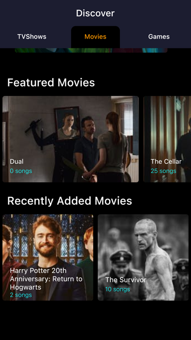 Popcorn Tune - Movies /TVShows Screenshot