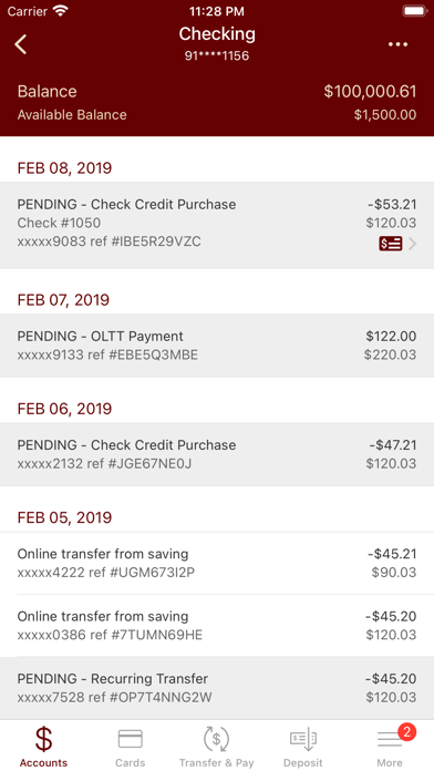 Commerce Bank Texas Mobile Screenshot