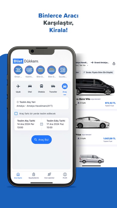 Bilet Dükkanı:Uçak Otobüs Otel Screenshot
