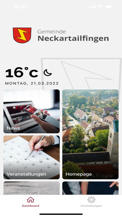 Gemeinde Neckartailfingen Screenshot