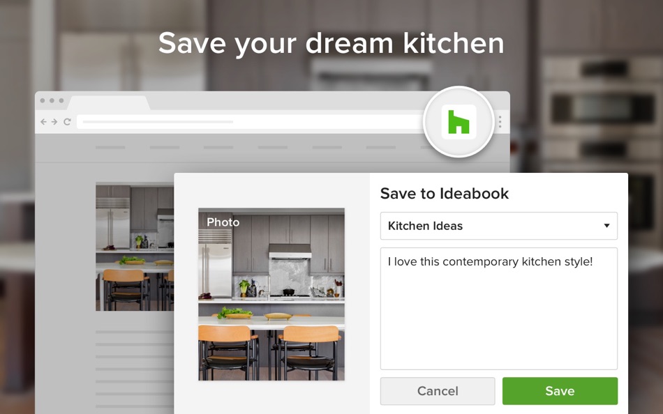 #2. Houzz Save Button (macOS) Podle: Houzz Inc.