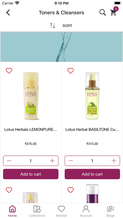 Lotus Herbals Screenshot