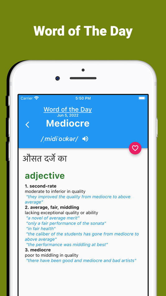 #6. Hindi Dictionary - Offline (iOS) 由: Niroj Maharjan