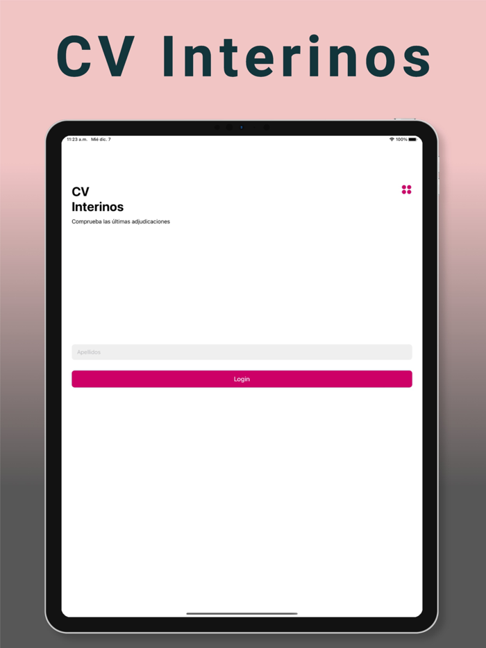 CV Interinos