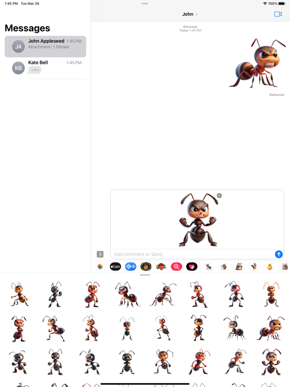Screenshot #5 pour Angry Ant Stickers
