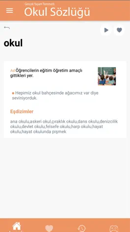 Game screenshot Türkçe Okul Sözlüğü apk