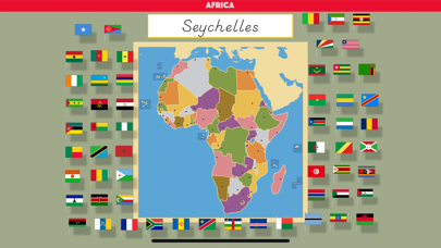 Africa - Montessori Geography Screenshot