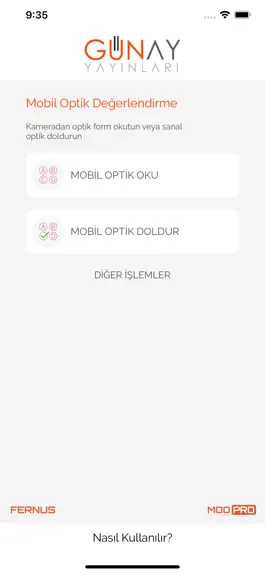 Game screenshot Günay Optik Okuma mod apk