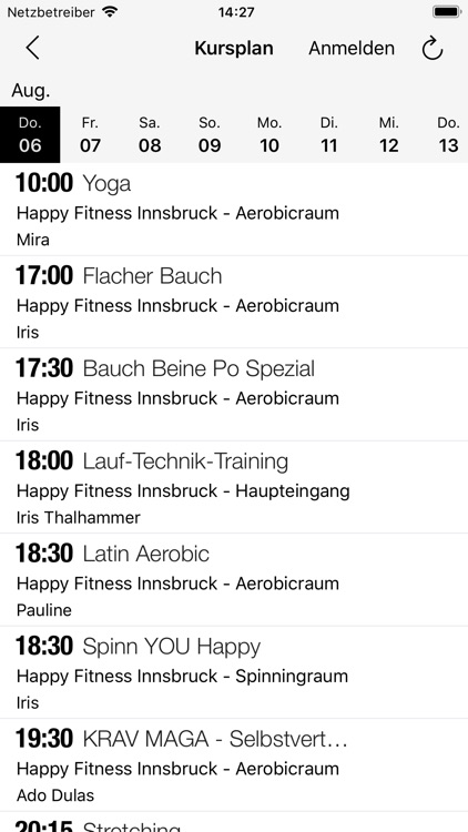 Happy Fitness 24h geöffnet