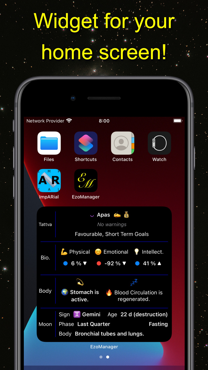 EzoManager – esoteric planner