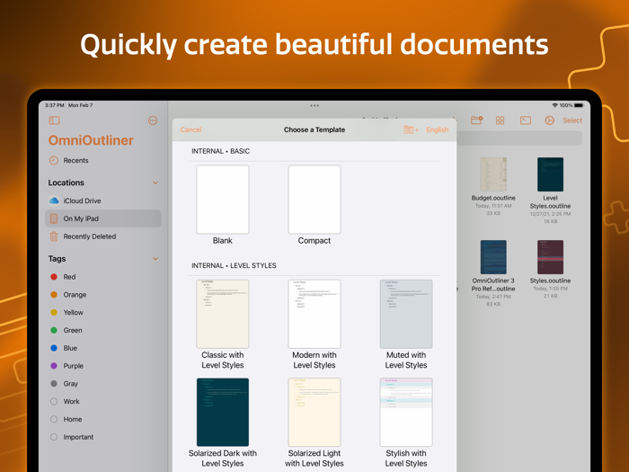 OmniOutliner 3 Enterprise