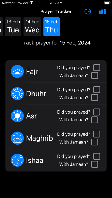 Muslims Prayer Tracker Screenshot