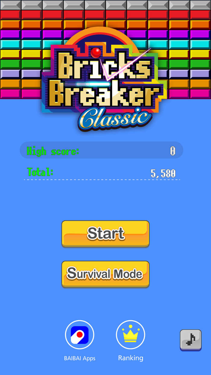 Bricks Breaker Classic arcade