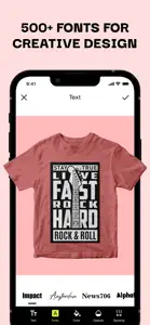 Mockup creator: Shirt designer screenshot #3 for iPhone