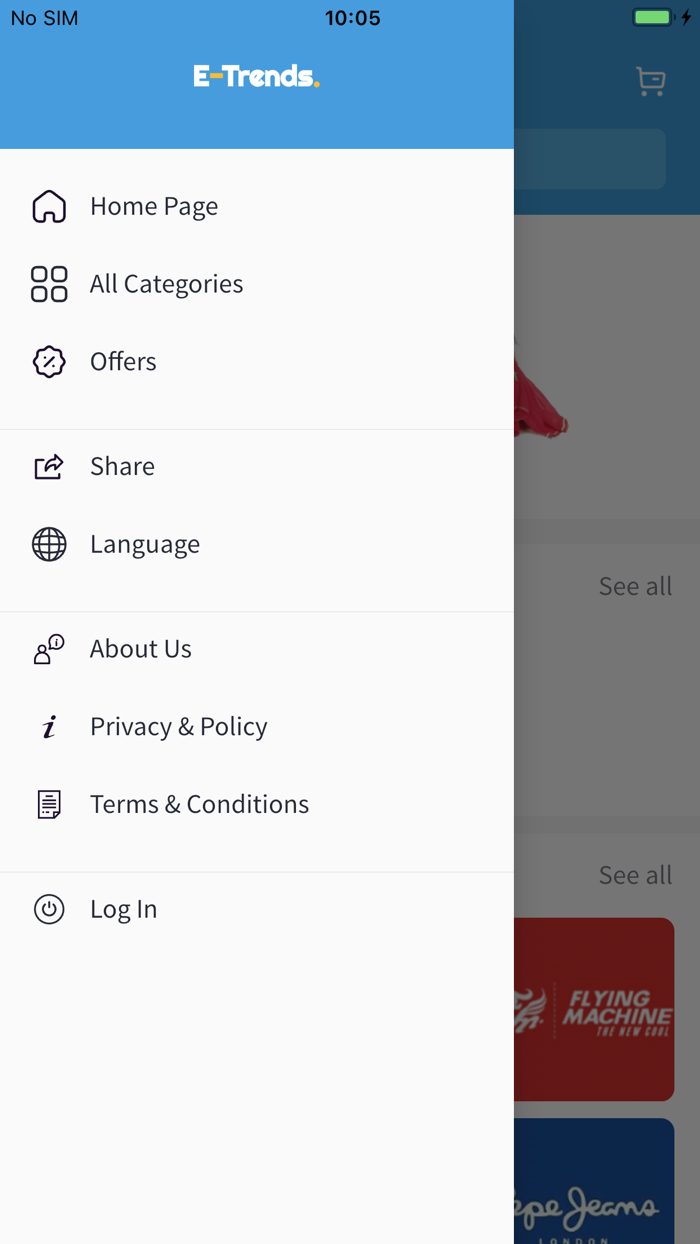 Flutter Clothing App