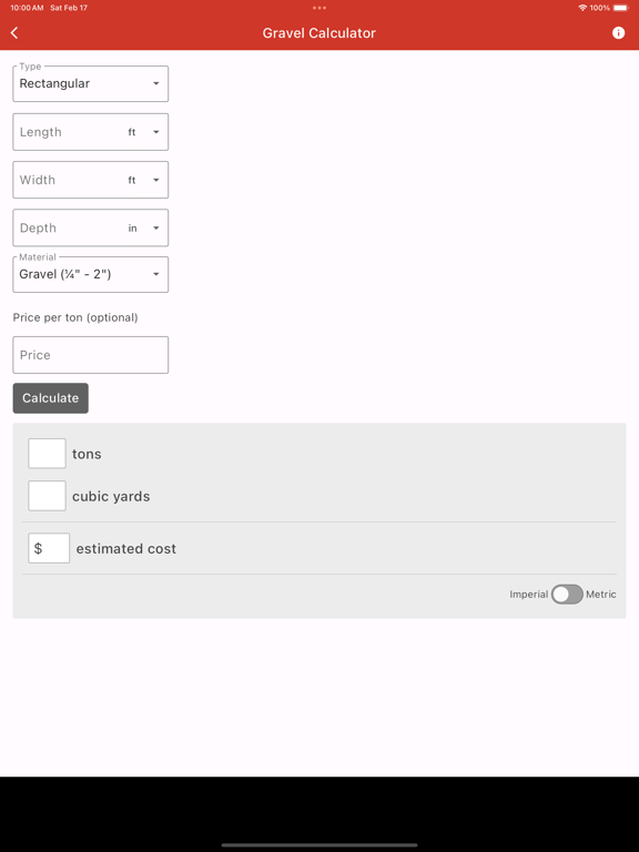 Asphalt Calculator Plus iPad screenshot 4 - Utilities app
