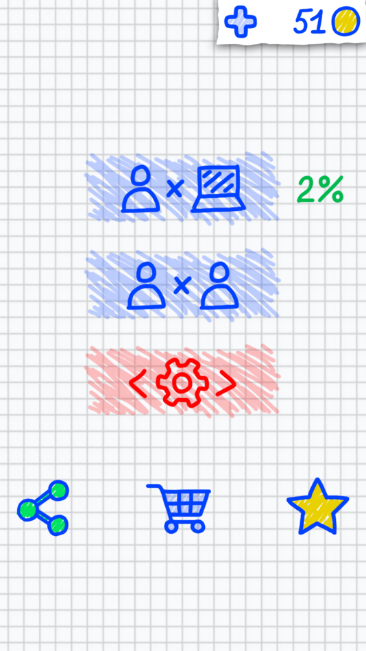 #6. Tic Tac Toe 10x10 Multiplayer (iOS) 来自: Alexander Maslennikov