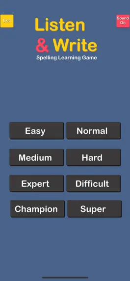 Game screenshot English Listen and Write mod apk