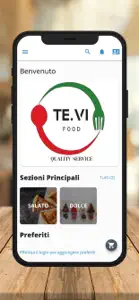 TE.VI FOOD screenshot #1 for iPhone