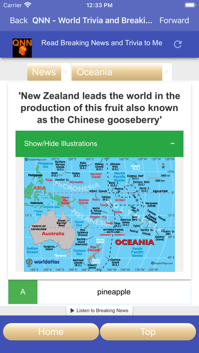 QNN - Breaking News and Trivia Screenshot
