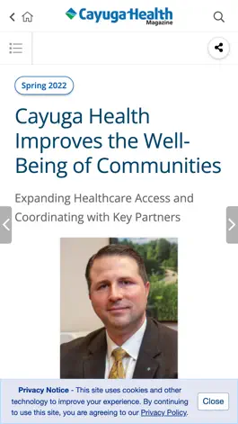 Game screenshot Cayuga Health Magazine apk