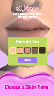 lipstick makeup game iphone screenshot 2