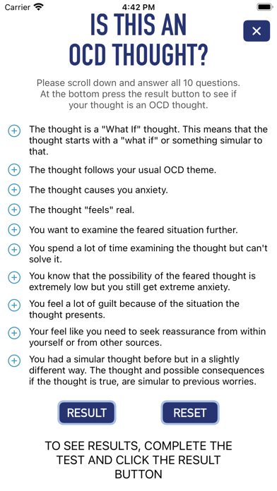 Screenshot #2 pour OCD Recovery Using CBT