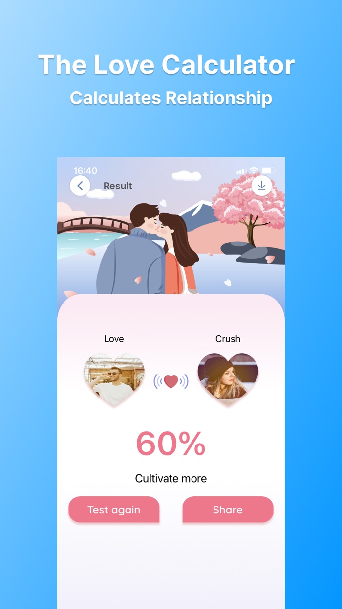 Crush Love Calculator Test