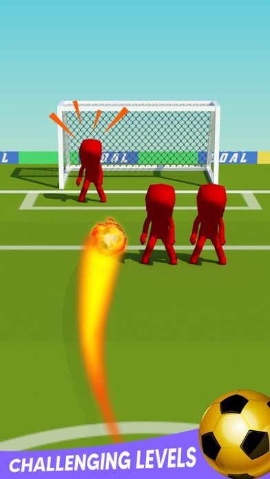 Crazy Goal Kick Soccer Penalty Screenshot