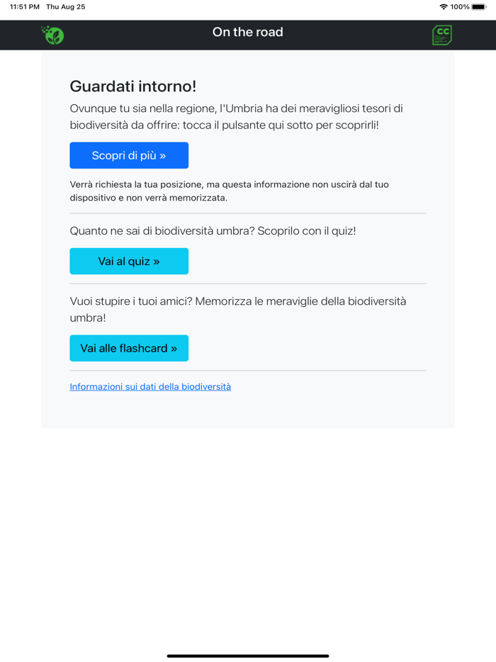 Biodiversità umbra on the road