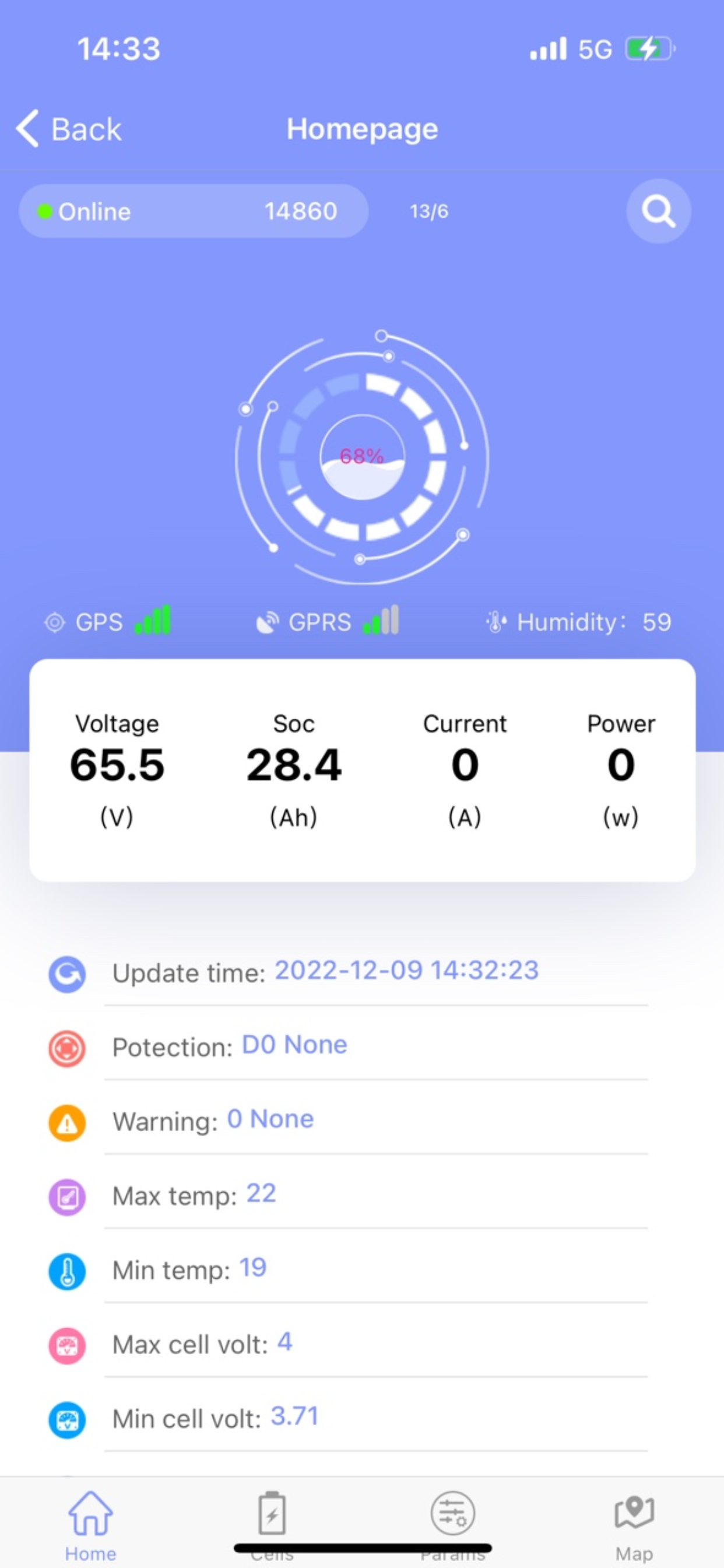 Battery monitoring assistant