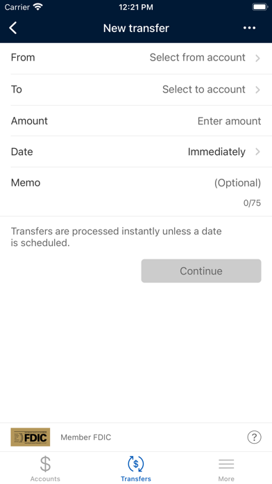 US Metro Bank Personal Screenshot