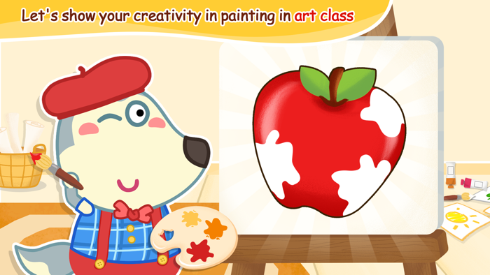 Wolfoo Study School Timetable