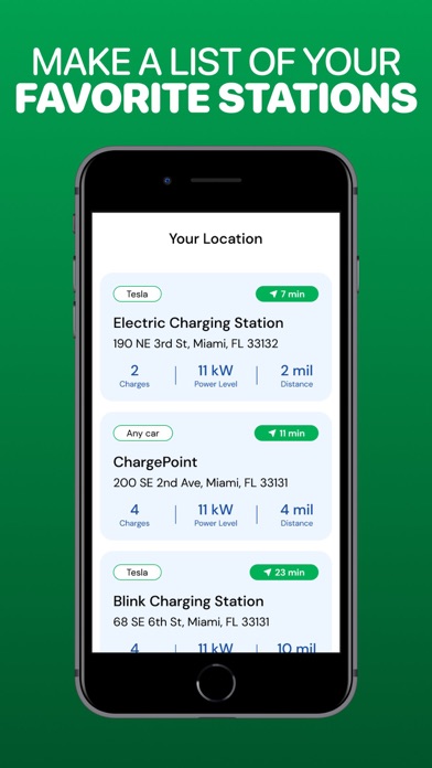 EV Charging Stations Maps Screenshot