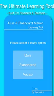 quiz and flashcard maker iphone screenshot 1