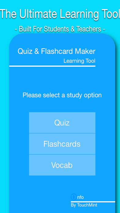 Screenshot #1 pour Quiz and Flashcard Maker