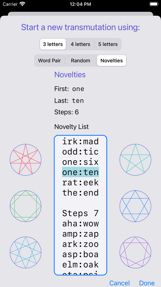 #9. Word Alchemy Puzzles (iOS) 来自: Donald Shaffer